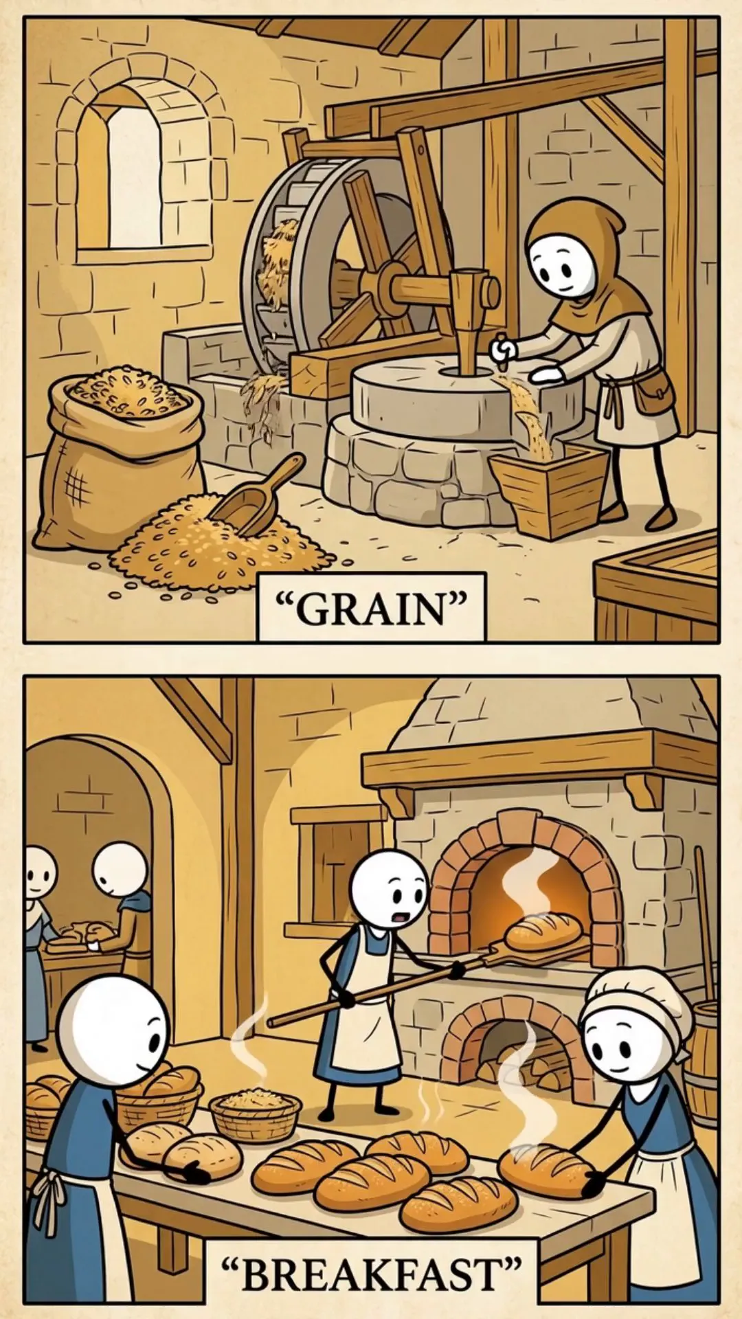 Frame from the existing Stickman History example video